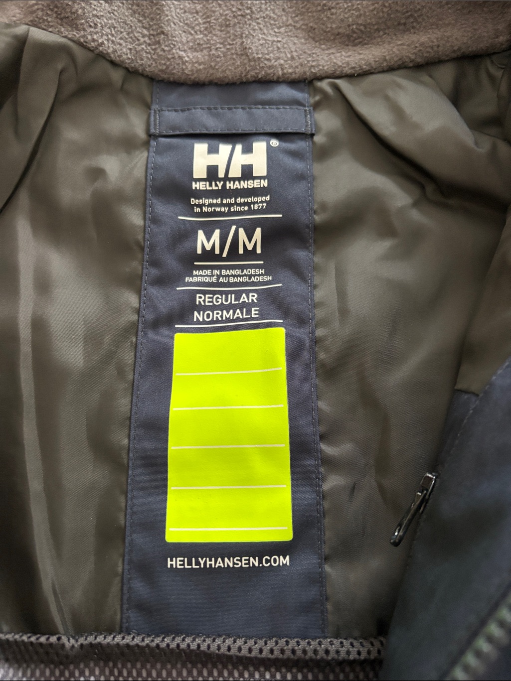 New Helly Hansen Crew Hooded Jacket Navy Sz Medium — image 8 of 8